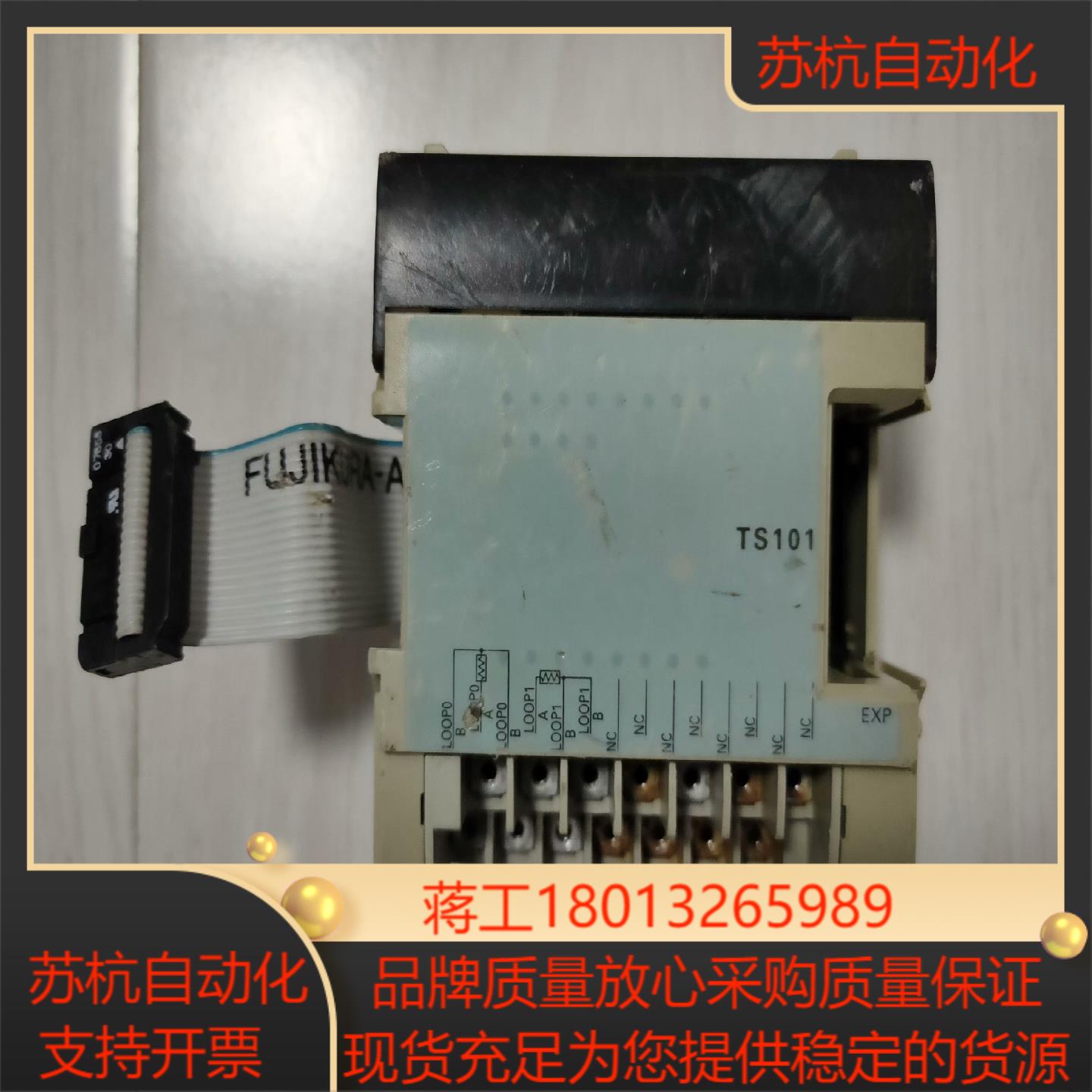 CPM1A-TS101温度模块的模块下接线口有点