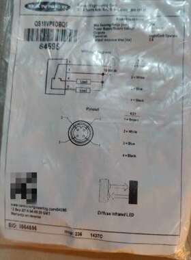 邦纳 全新原装 QS18VP6DBQ5 议价