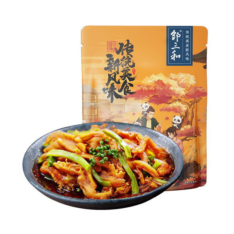 【好物体验专享】邹三和椒麻大杂烩去骨鸭掌贡菜冷泡解馋小零食