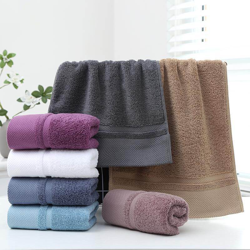 35*75cm cotton towels adult hotel soft towel长绒棉毛巾面巾
