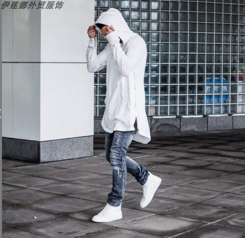 shirts for men hoodies 男 white shirt coat men 多拉链卫衣男