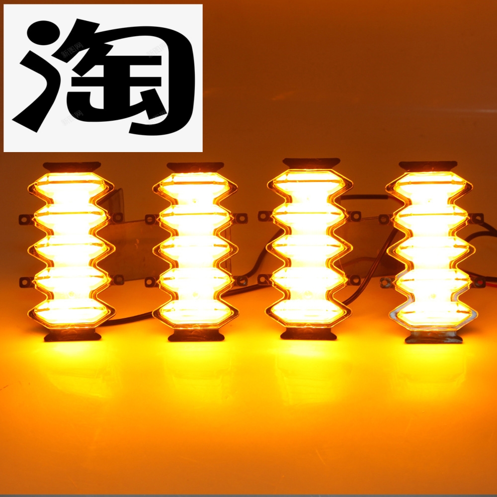 适用铃木吉姆尼2018+JB64 JB74原车中网加装日行灯 转向灯 警示灯