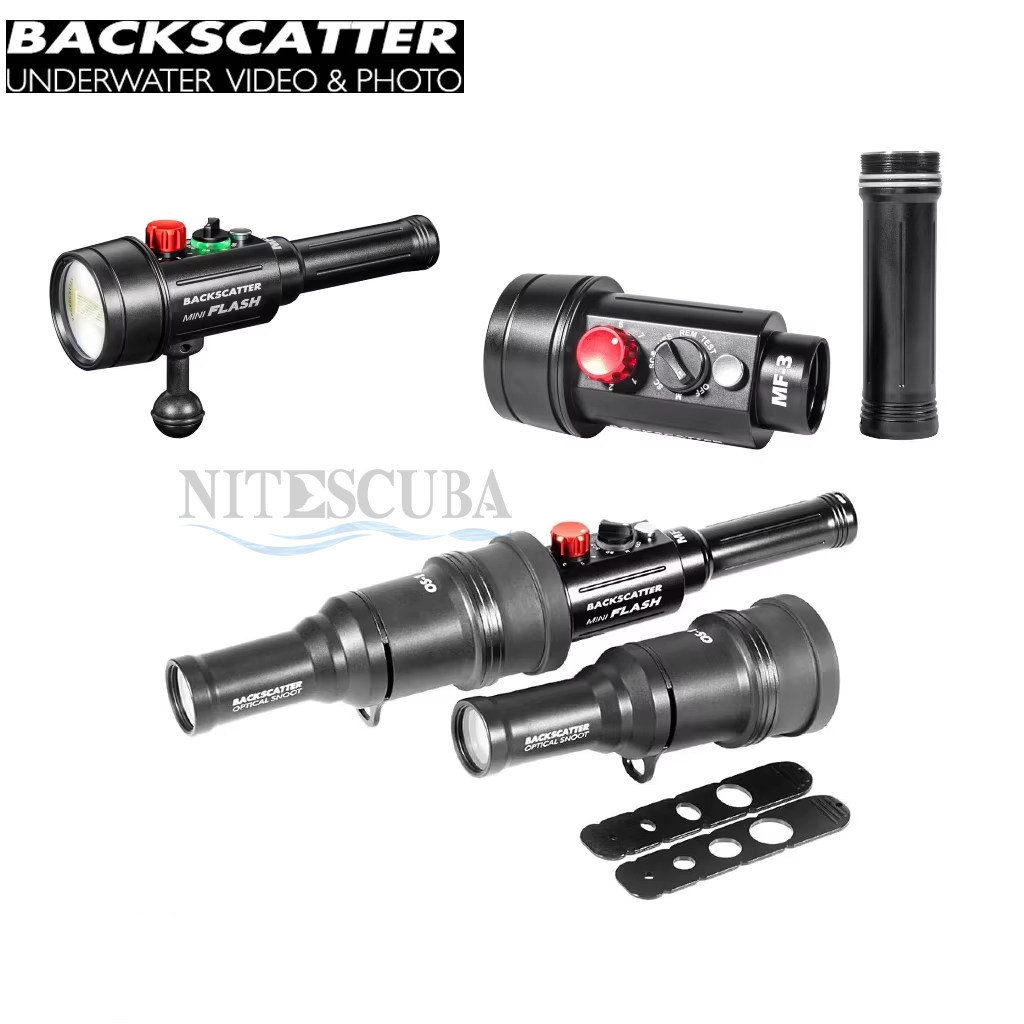 Backscatter MF3潜水灯闪光灯束光筒Mini Flash 3微距灯拍摄MF-3