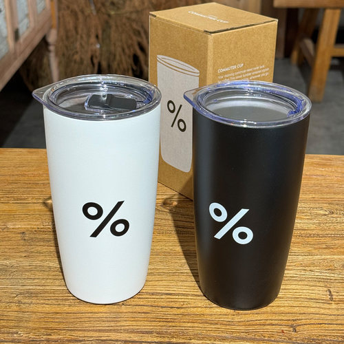 百分号不锈钢同款随手杯车载杯
