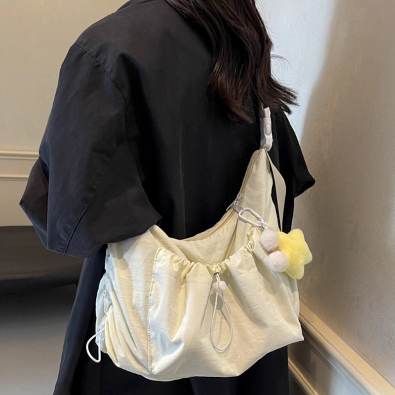 轻便休闲日系帆布斜挎包女韩国大
