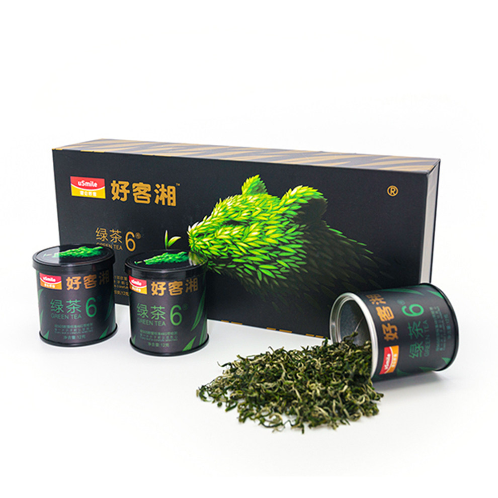 好客湘 小叶茶绿茶6号(条装) 10*12g中国石油昆仑好客湖南