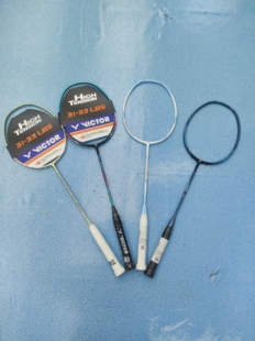 victor胜利大小铁锤羽毛球拍正品威克多碳素超轻男女款单双拍