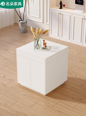 岛台餐桌一体家用现代开放厨房餐厅吧台餐边隔断柜单独定制5E10-2