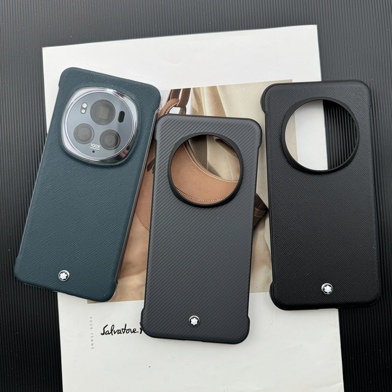 荣耀magic7pro皮质商务半包边潮