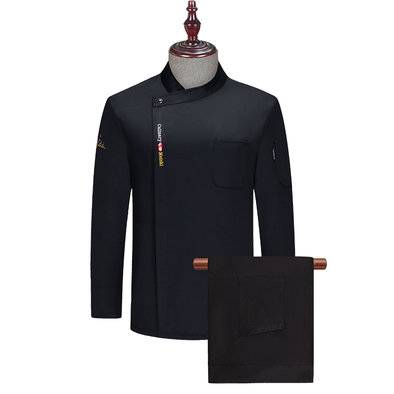 长袖厨师工作服免费定制