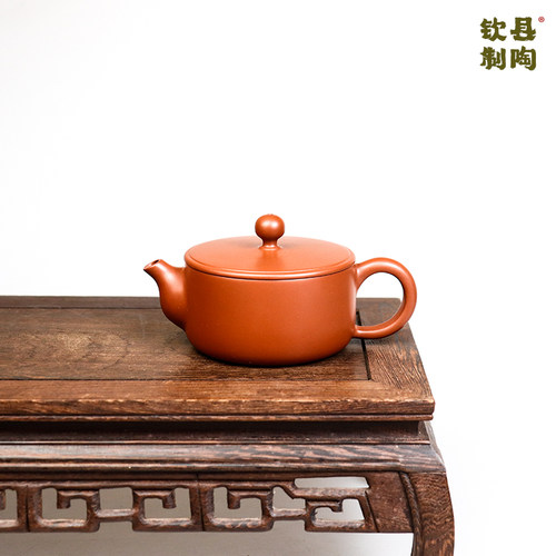 钦州坭兴茶具120cc小容量泡茶壶