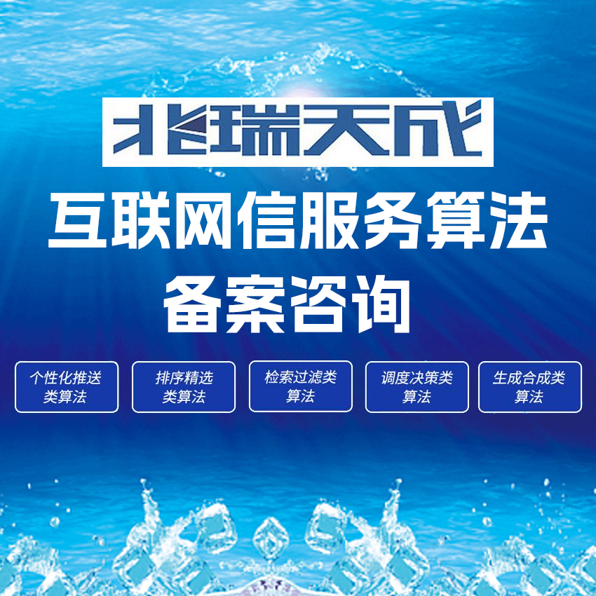 互联网信息服务算法备案咨询服务