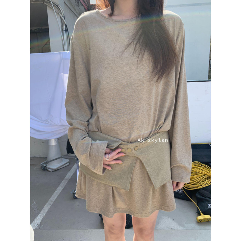清仓现货设计感系扣叠穿腰封女