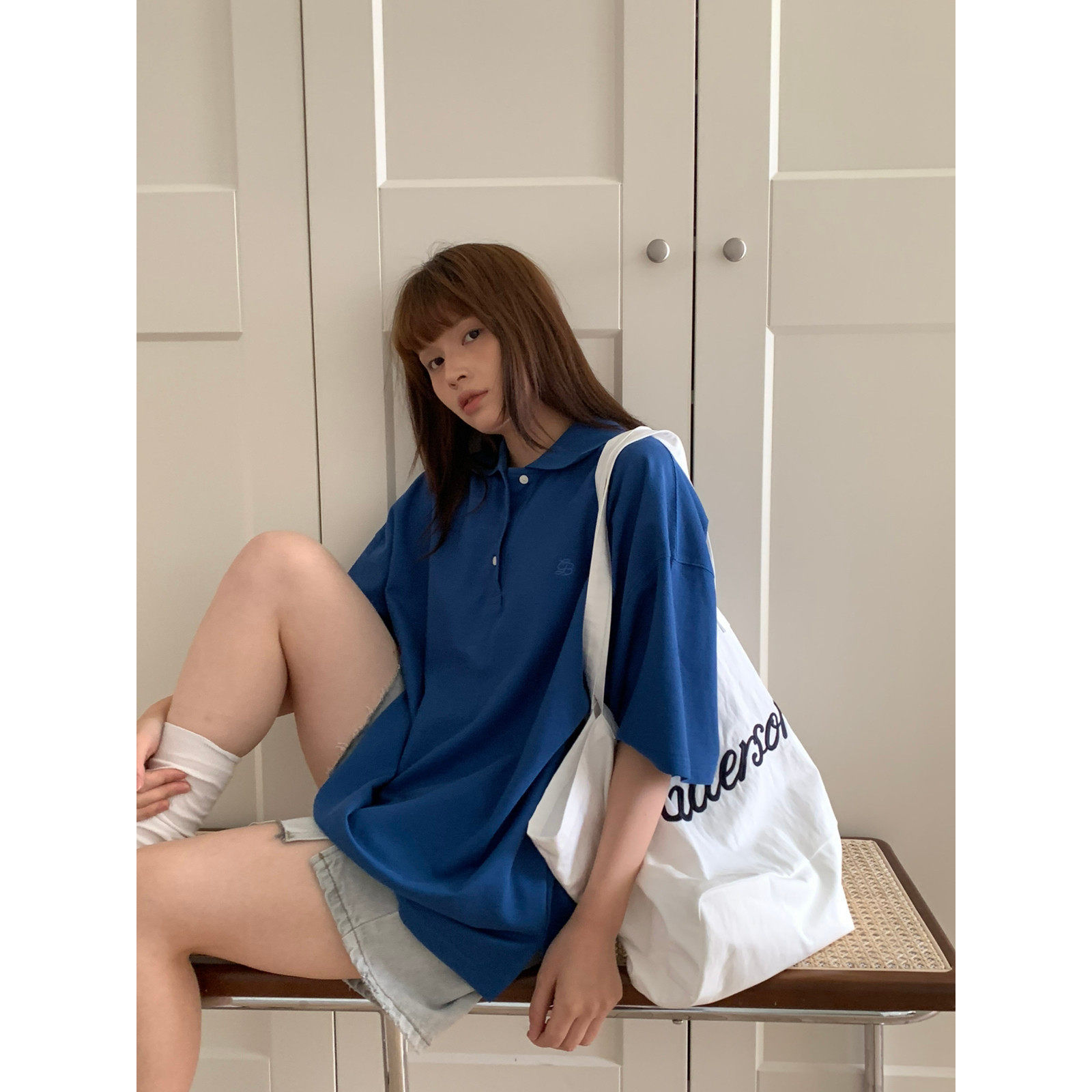 清仓现货Polo领显白学生休闲上衣