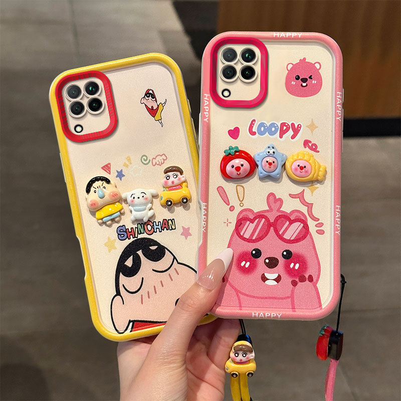 可爱蜡笔小新适用三星Galaxy A22S手机壳时尚少女sx a22海绵宝宝samsung m22/a32卡通搞怪男女f42保护壳硅胶