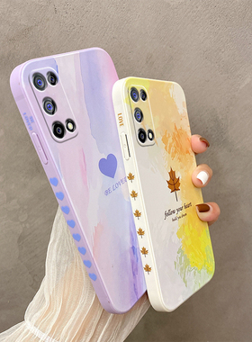 realmev55g手机壳可爱心realme5v硅胶全包边reaimev5软壳少女真我v5卡通新款rmx2111保护套reamev5情侣小图案