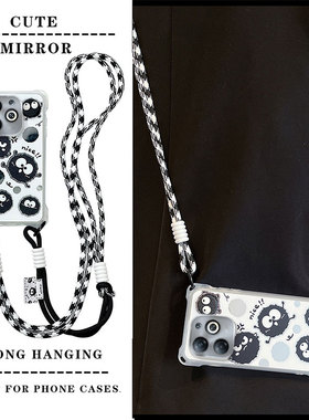 适用传音InfinixHot40i手机壳卡通潮少女搞怪hot 40i创意斜跨绳立体创意可爱日韩保护壳