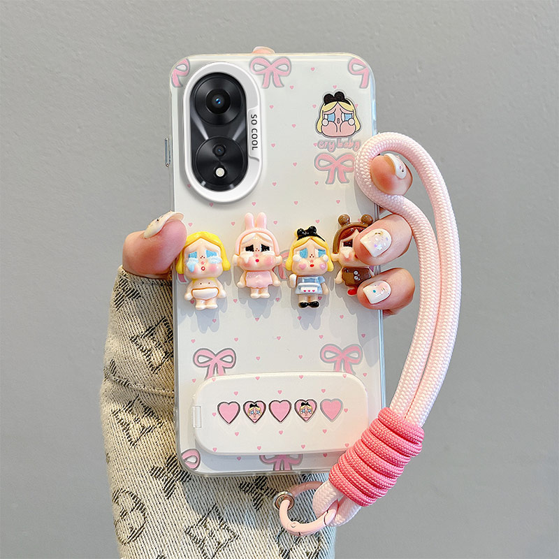 防摔卡通日韩TPUoppoa17手机壳