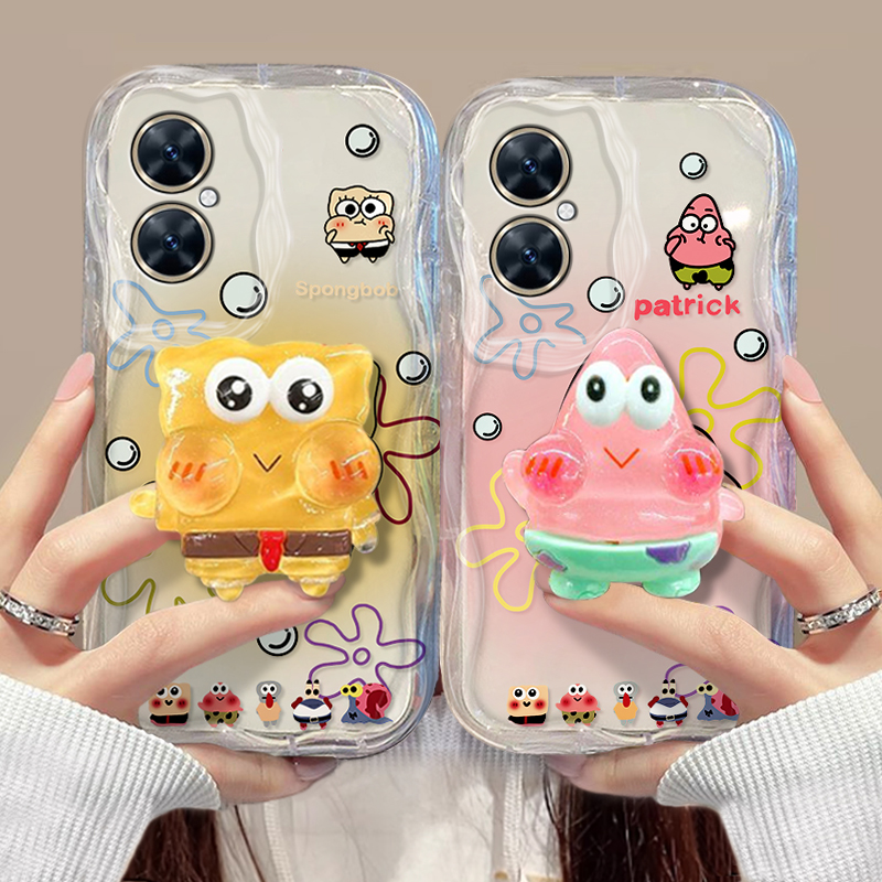 华为麦芒20硅胶可爱支架奶油壳