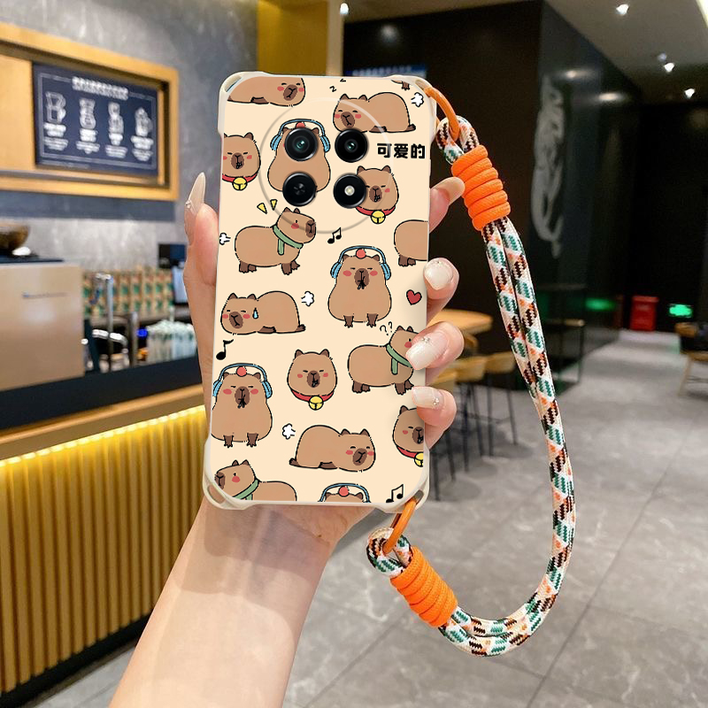 可挂绳手机壳斜跨背带