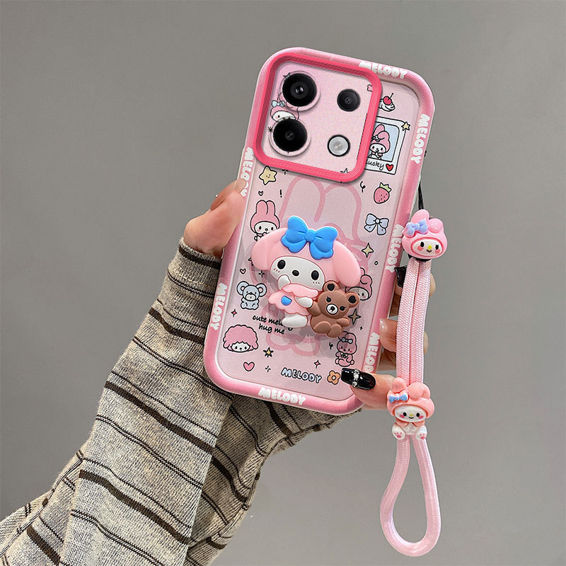 Redmi xiaomi卡通硅胶库洛米米奇外壳