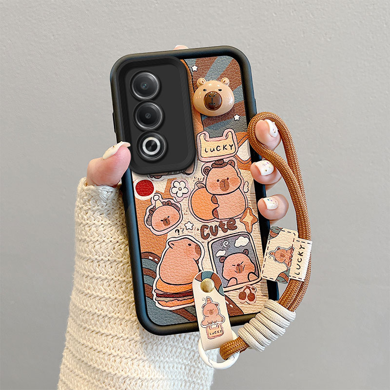 卡通可爱煤球立体带手绳