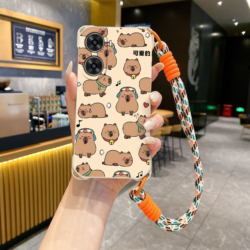 可挂绳手机壳斜跨背带