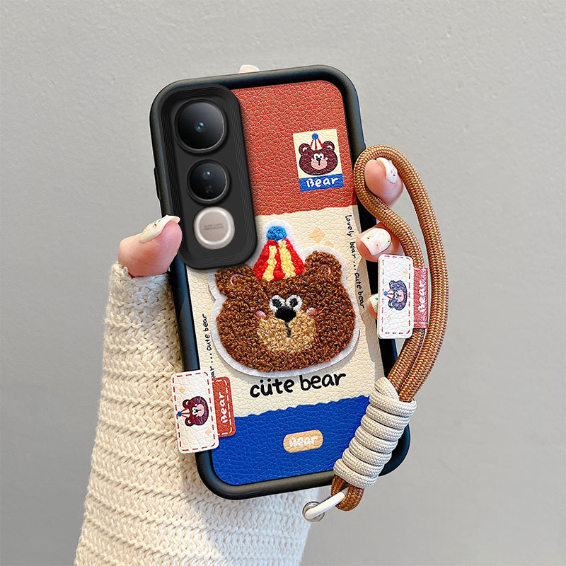 趣味可爱刺绣立体情侣