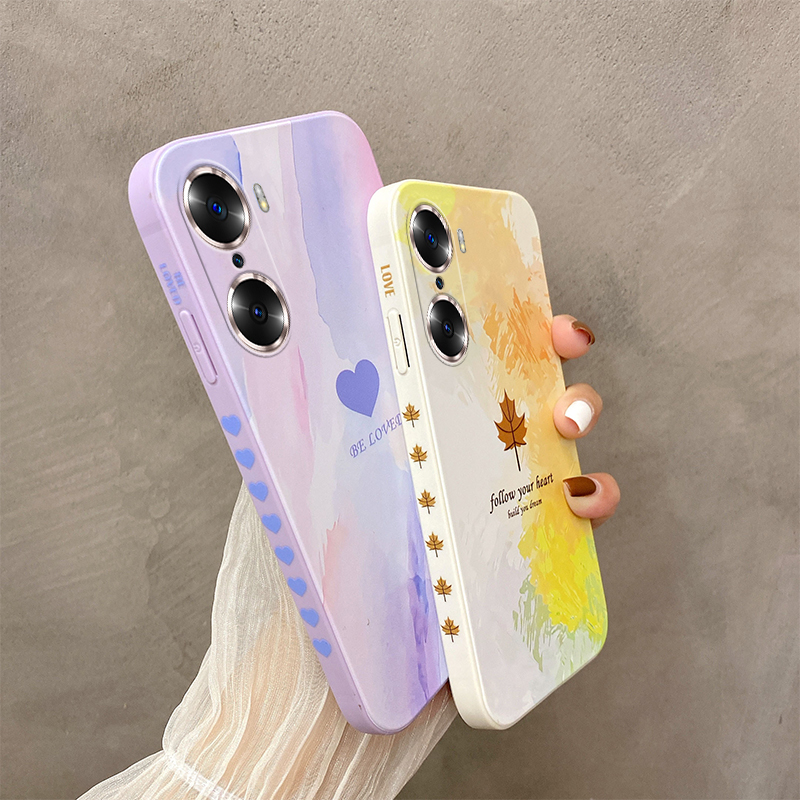 适用荣耀60手机壳新款可爱女生honor60硅胶保护套容耀60卡通防摔个性潮h0n0r60爱心简约LSAAN00软六零外壳