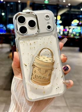 2026马年发财适用vivo Y100手机壳透明y200i滴胶Y100i金泊新年vovoY200马上有钱viboy1oo时尚男女全包边防摔