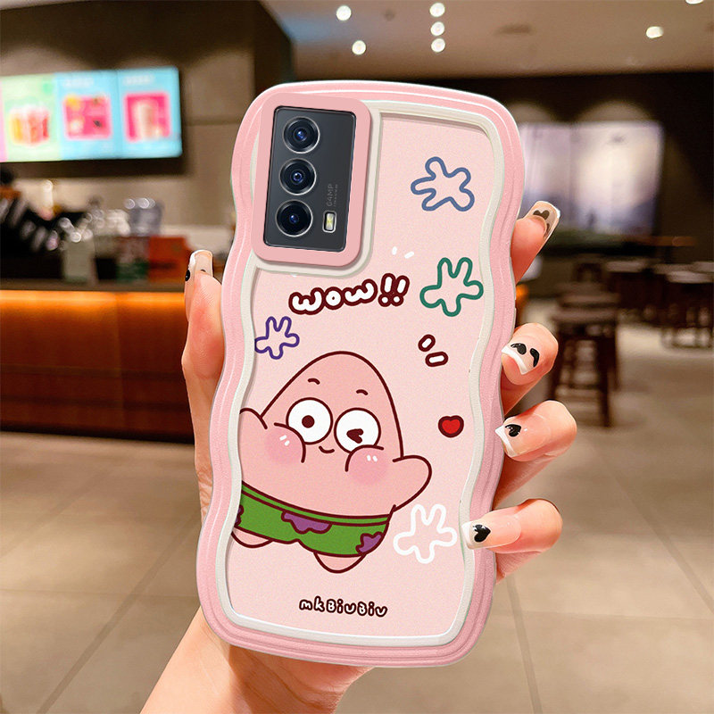 适用于VIVO iqooZ5手机壳新款潮女V2148A卡通防摔新款iqqoz5全包摄像头iq00z5女生可爱波浪lqooz5硅胶软壳ins