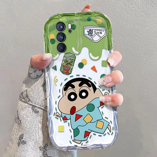 OPPORENO6硅胶卡通奶油边软壳