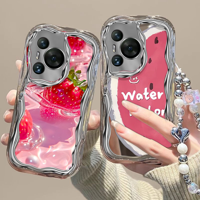 华为荣耀草莓西瓜高颜值女手机壳