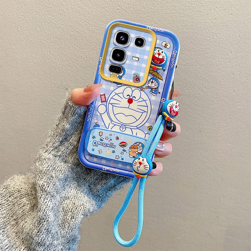 库洛米镜子支架适用INFINIX传音Note50Pro+手机壳时尚可爱女nite50pro+硅胶卡通手绳日韩个性nota50pro+保护