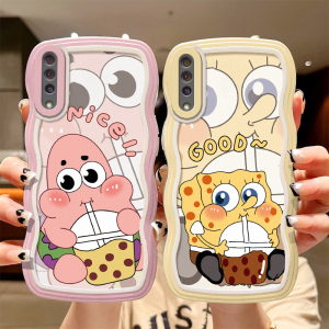适用三星A50手机壳搞怪少女SM-A505F个性海绵宝宝galaxy a50s保护套ins可爱女samsung软硅胶a03s日韩派大星