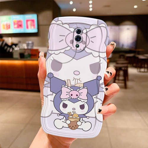 适用OPPO Reno1手机壳可爱少女pckmoo日韩搞怪opop reno2保护套ins风学生pcam00卡通可爱0ppo ren02海绵宝宝