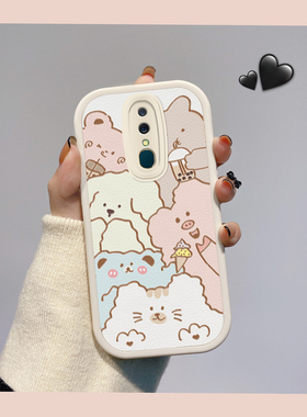 适用OPPO A9手机壳ins风小众0pp0a9x网红可爱女生pcem00卡通软壳oopoa9x网红新款opopa9保护套F11硅胶皮纹壳