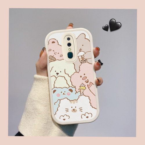 适用OPPO A9手机壳ins风小众0pp0a9x网红可爱女生pcem00卡通软壳oopoa9x网红新款opopa9保护套F11硅胶皮纹壳