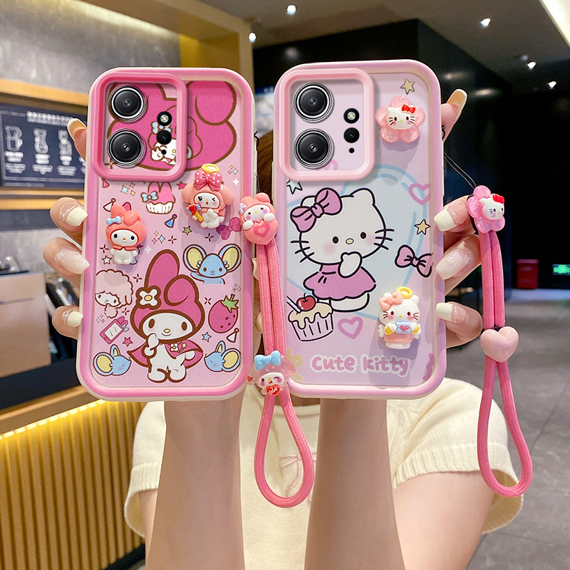 红米12-4G硅胶可爱卡通公仔软壳