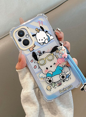 适用OPPOReno7Lite手机壳日韩透明Reno8Lite卡通男女Reno8Z/Reno7Z5G搞怪可爱少女opop remo7z日韩保护套新款