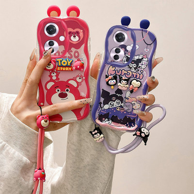 库洛米立体耳朵适用OPPOF25Pro手机壳海绵宝宝f25pro派大星公仔opopf25pro软边趣味可爱女oppi个性f25pro时尚