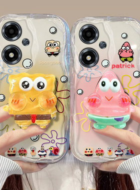 适用OPPO A2M 5G手机壳个性可爱女ooppa2pro搞怪海绵宝宝PJG110日韩趣味学生0pp0 a2pro保护套PJU110硅胶支架