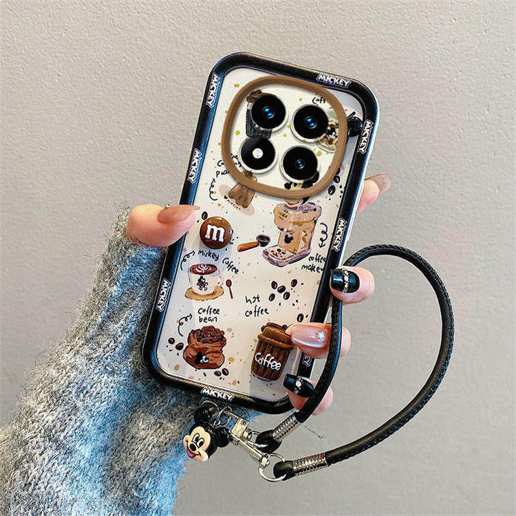 库洛米适用红米Note14Pro+手机壳卡通公仔Note14Pro5G国际版潮少女浮雕立体米奇卡通趣味ins可爱保护壳
