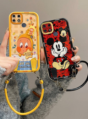 库洛米适用realme真我Narzo20手机壳可爱潮少女relame卡通蜡笔小新narzo20个性米奇reamle保护套narzo2o硅胶