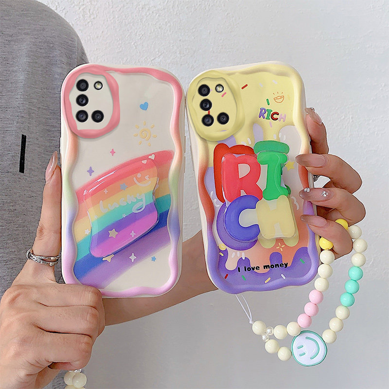 适用于三星A30手机壳潮女可爱galaxy a31保护套ins风日韩卡通samsung a30欧美搞怪少女sx a31个性支架手链a3o属于什么档次？