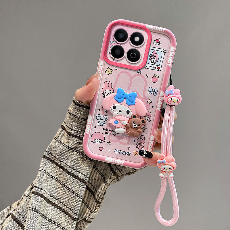 华为荣耀卡通硅胶库洛米米奇外壳