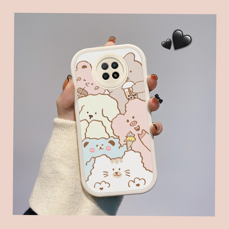 9手机壳ins风redmi note9个性潮女nite9可爱女n0te9卡通全包小米note9