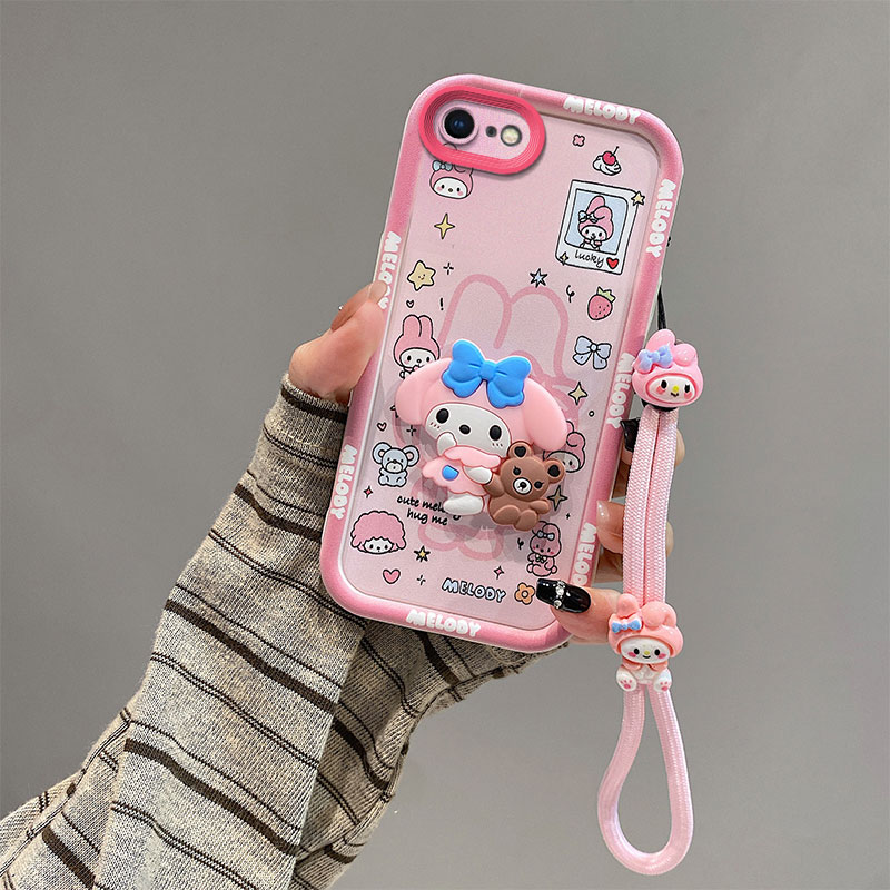 iphone苹果卡通硅胶库洛米米奇外壳