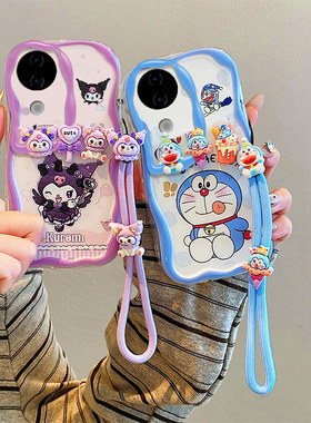 适用vivoV40手机壳卡通潮少女VivoV40Lite全包防摔V40Pro创意搞怪V40SE立体可爱保护壳