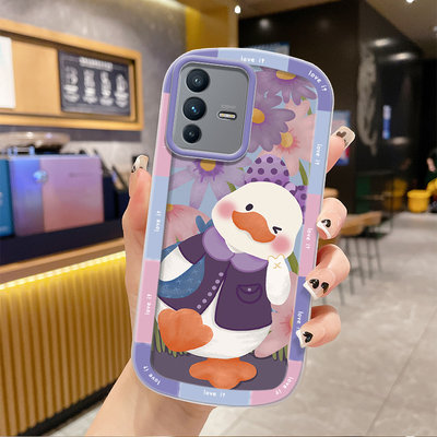 适用于vivo s12pro手机壳简约卡通潮女V2162A网红小清新vlvos12保护套ins风vivis12可爱女生viovs12pr0硅胶潮